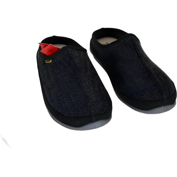 Deer Stags Mens Slip-On Indoor/Outdoor Sock Slippers Black 9W main image 5